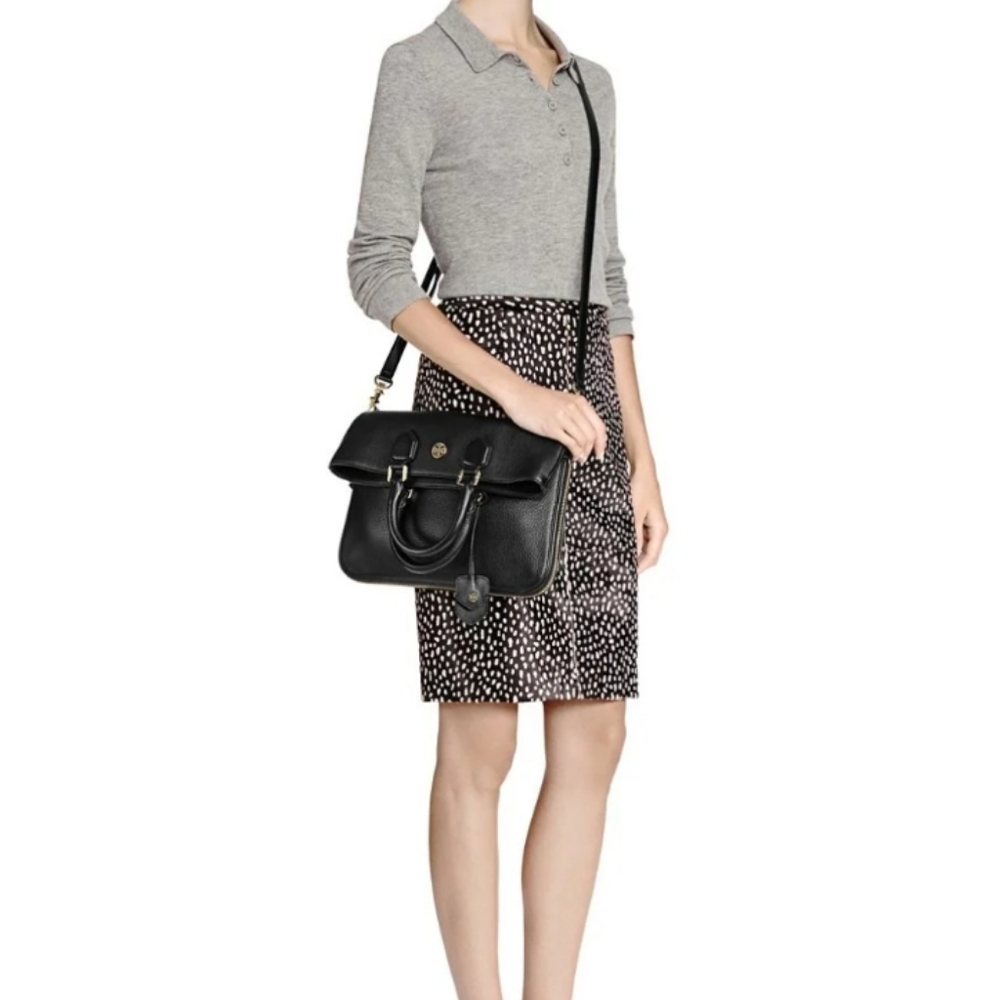 Tory Burch Robinson Fold-Over Messenger Bag